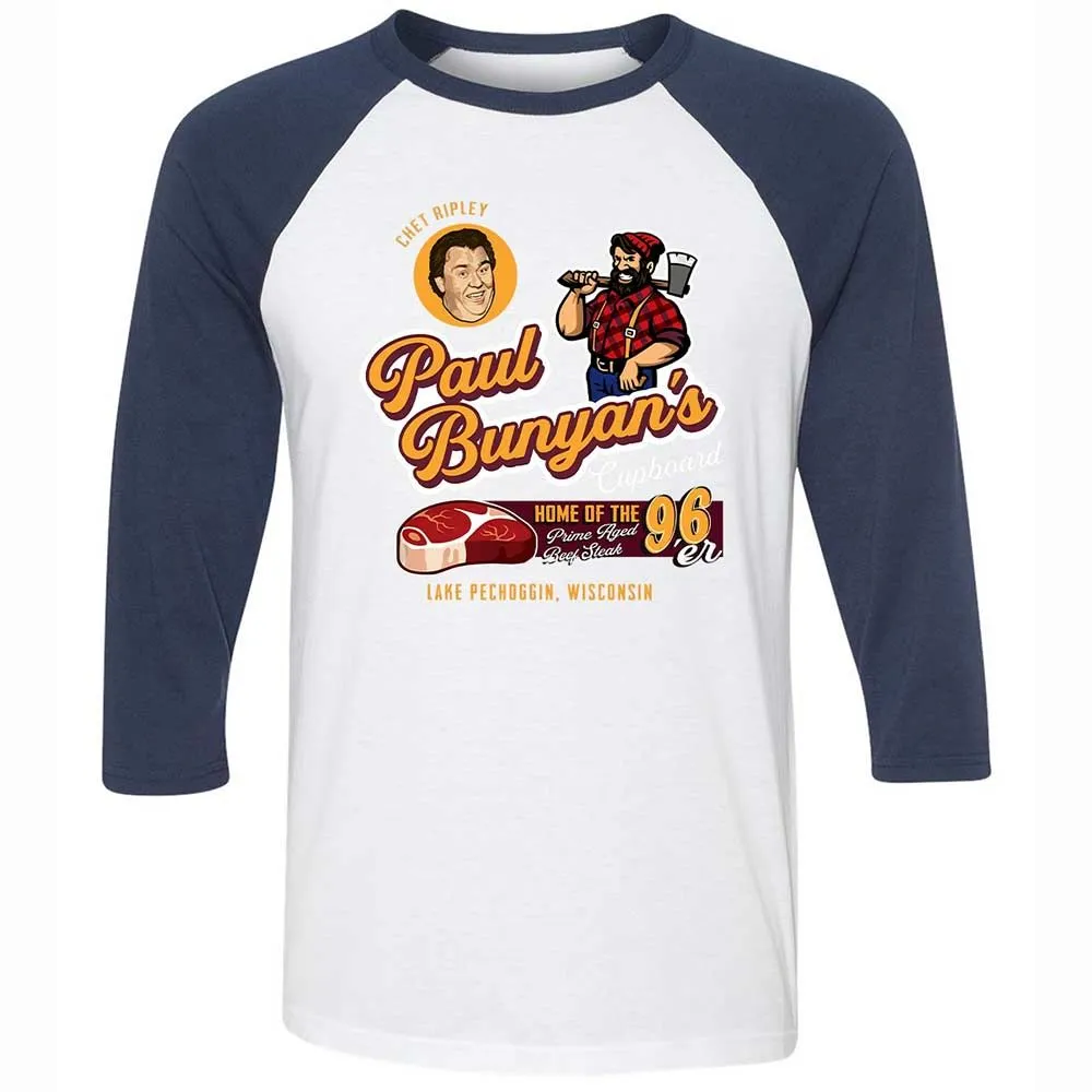 Unisex 3/4 Baseball Tee - AYGLA6T4 - White/Navy - 8