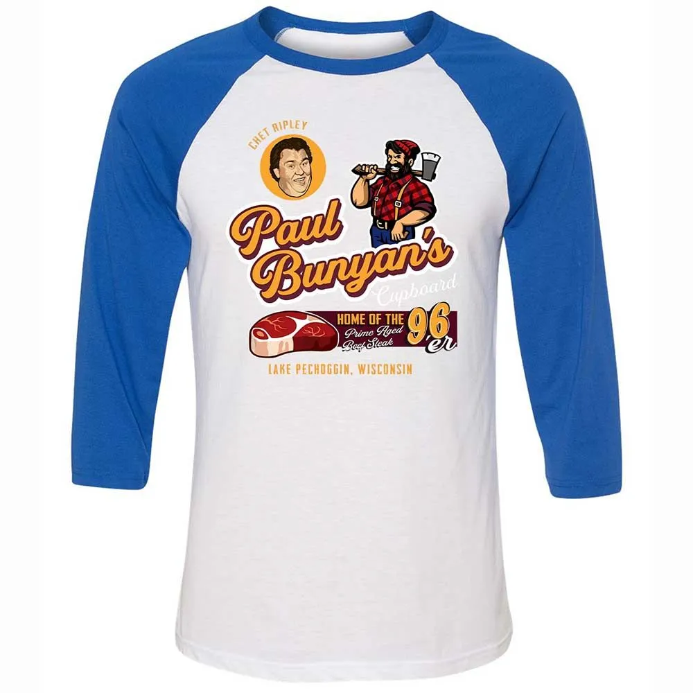 Unisex 3/4 Baseball Tee - AYGLA6T4 - White/True Royal - 10