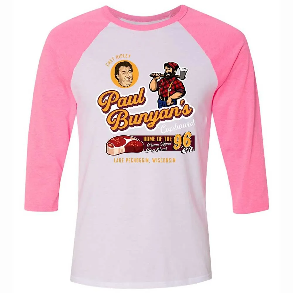 Unisex 3/4 Baseball Tee - AYGLA6T4 - White/Neon Pink - 12