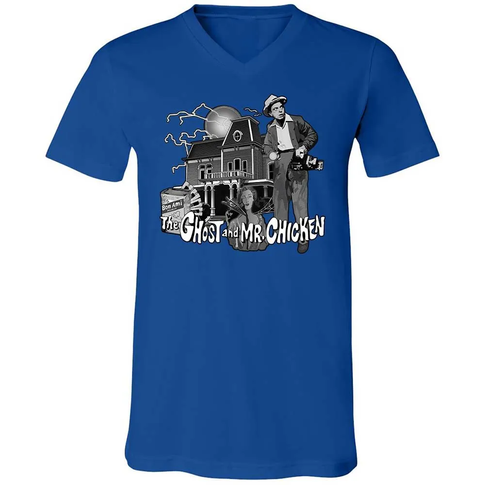 Unisex V-Neck T-Shirt - V928HNGB - True Royal - 4