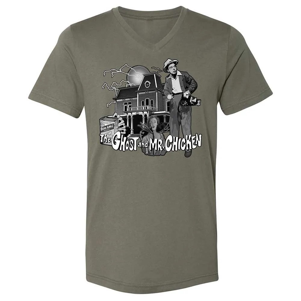 Unisex V-Neck T-Shirt - V928HNGB - Military Green - 11