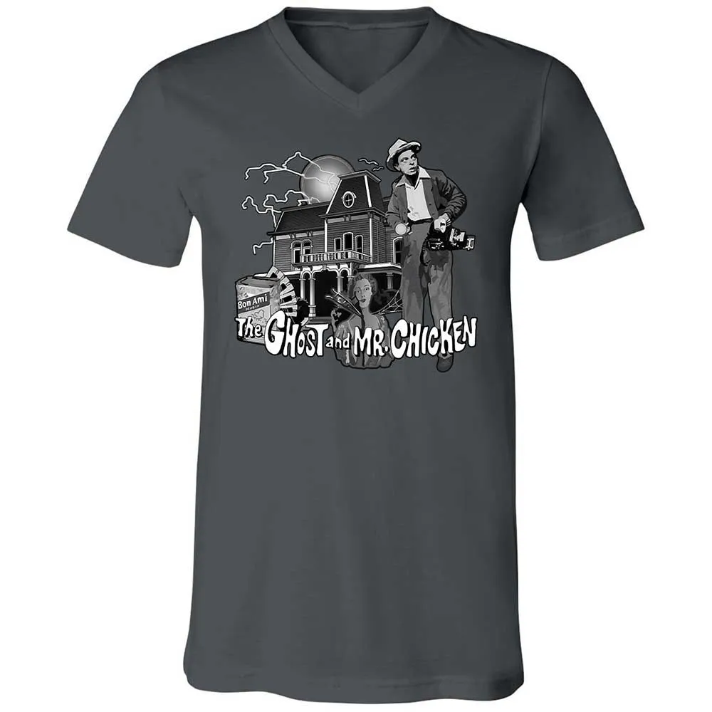Unisex V-Neck T-Shirt - V928HNGB - Asphalt - 13