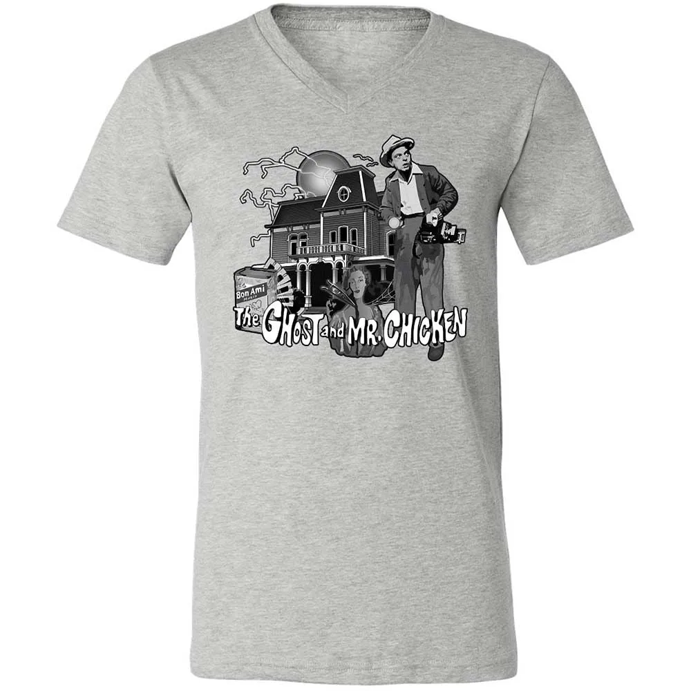 Unisex V-Neck T-Shirt - V928HNGB - Athletic Heather - 15