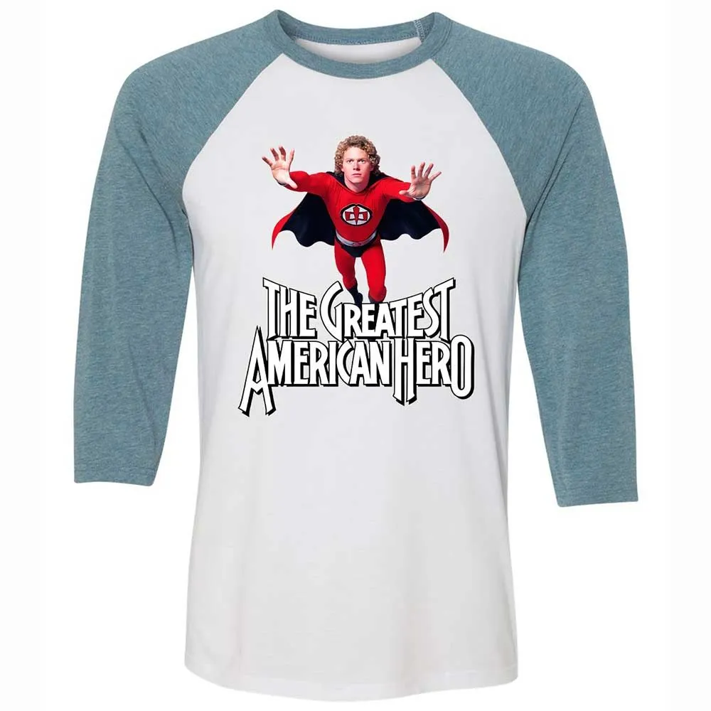 Unisex 3/4 Baseball Tee - YVHLEUL7 - White/Denim - 3