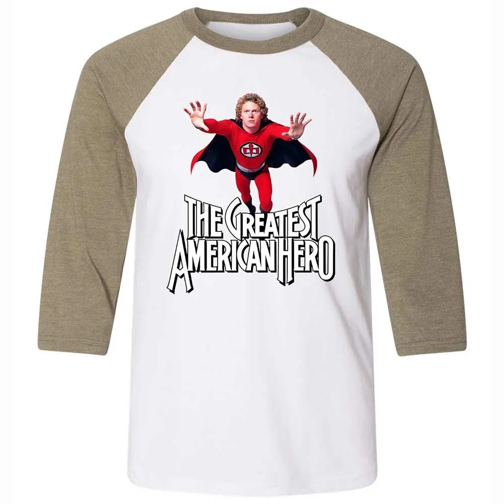 Unisex 3/4 Baseball Tee - YVHLEUL7 - White/Heather Olive - 4