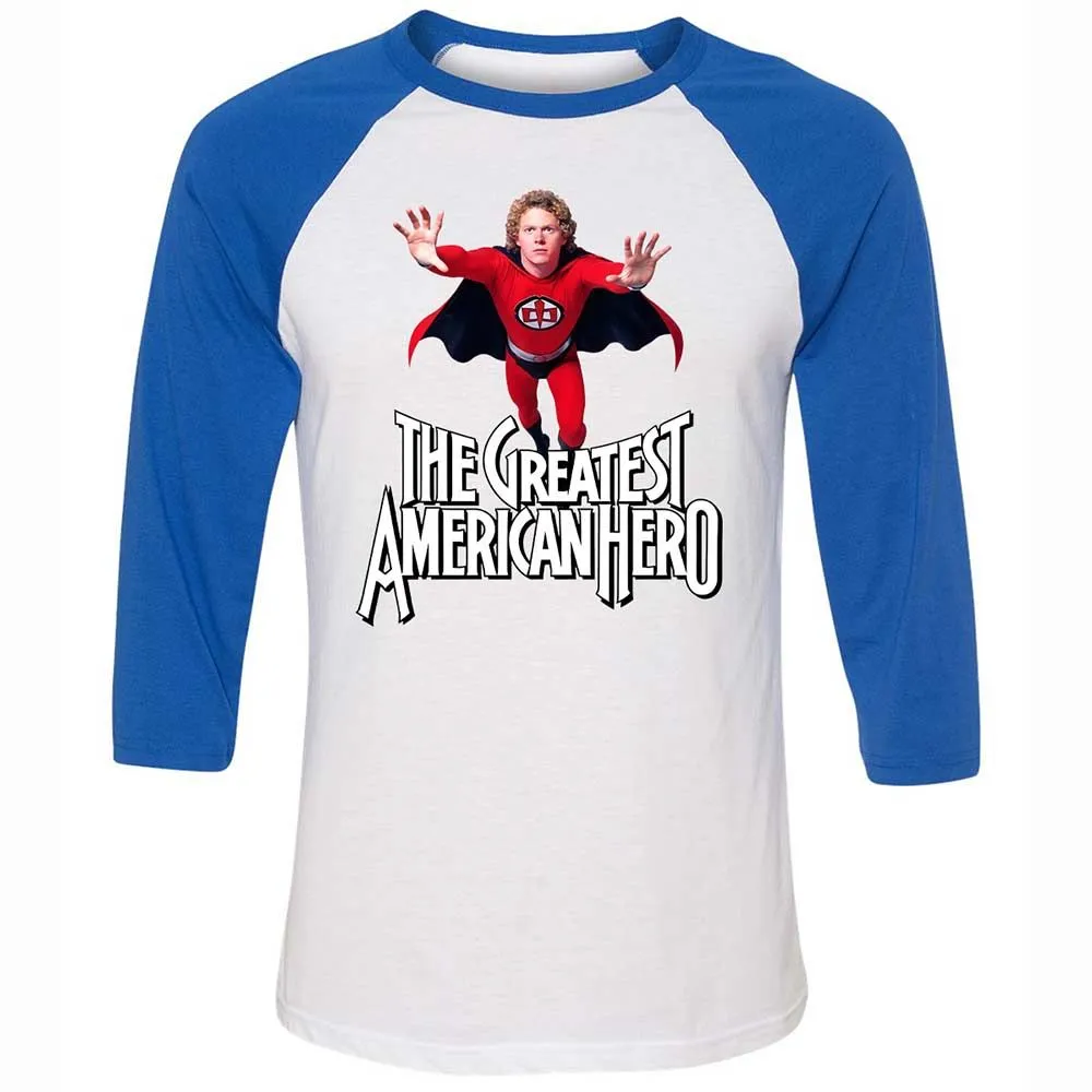 Unisex 3/4 Baseball Tee - YVHLEUL7 - White/True Royal - 10