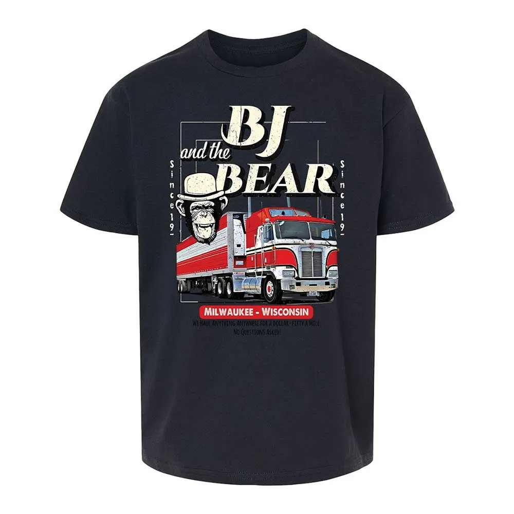 Kids T-Shirt - ATVXNT7R - Black - 7