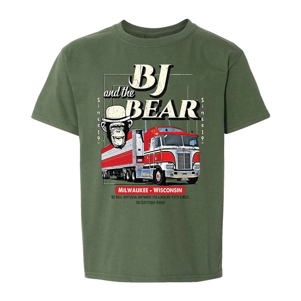 Kids T-Shirt - ATVXNT7R - Military Green - 20