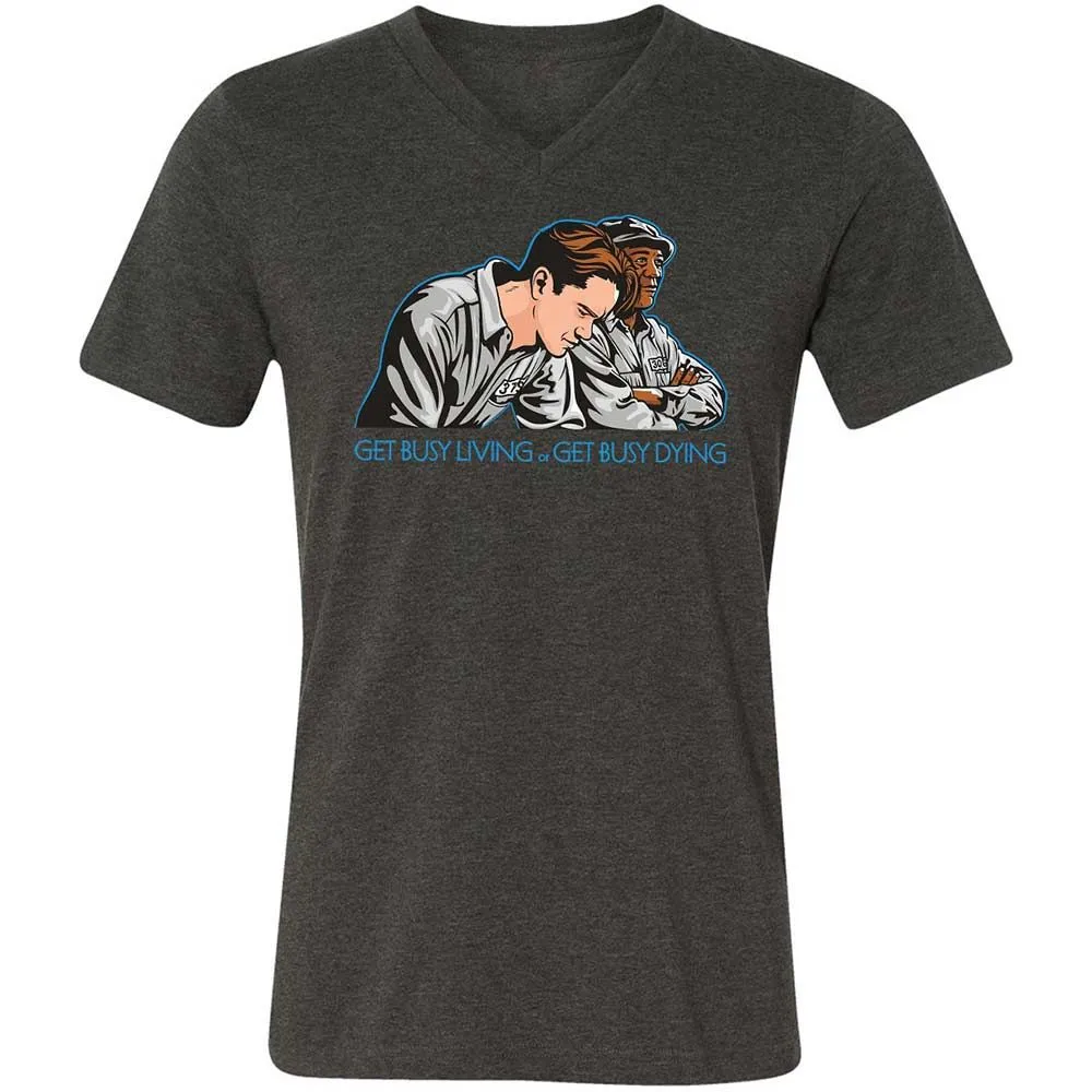 Get Busy Living - Dark Grey Heather - 8