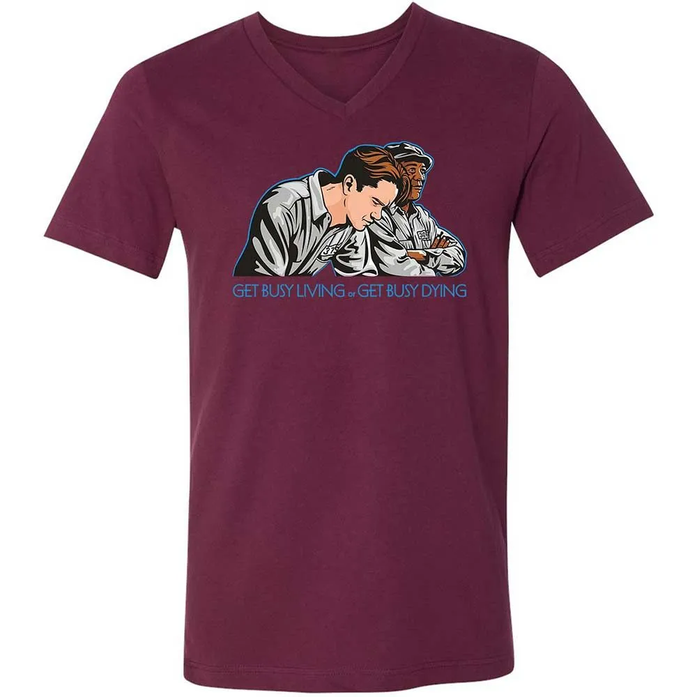 Get Busy Living - Maroon - 14