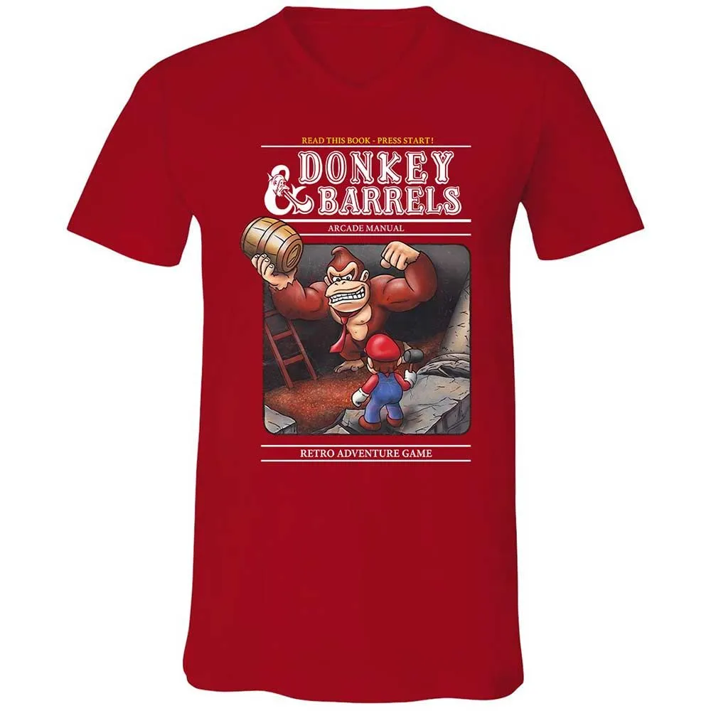 Unisex V-Neck T-Shirt - BPNR5HBT - Red - 6