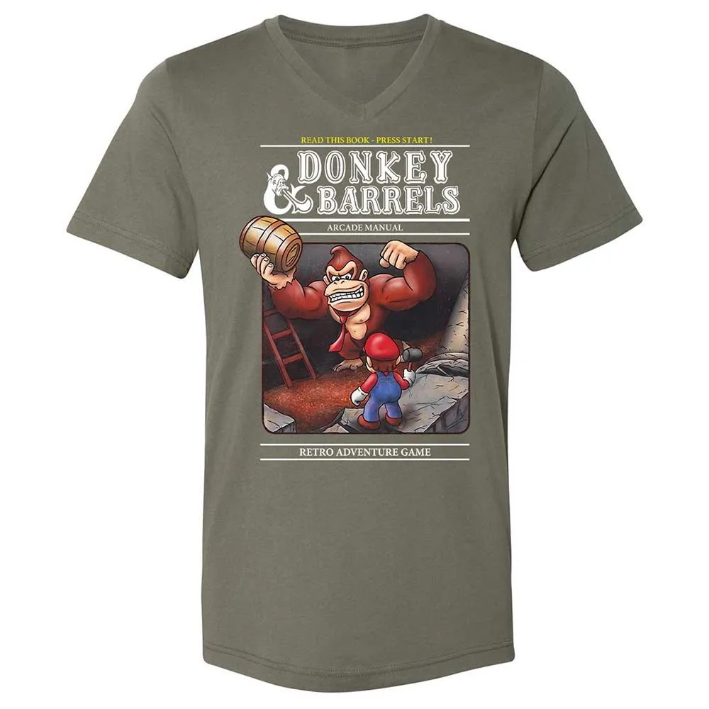 Unisex V-Neck T-Shirt - BPNR5HBT - Military Green - 11