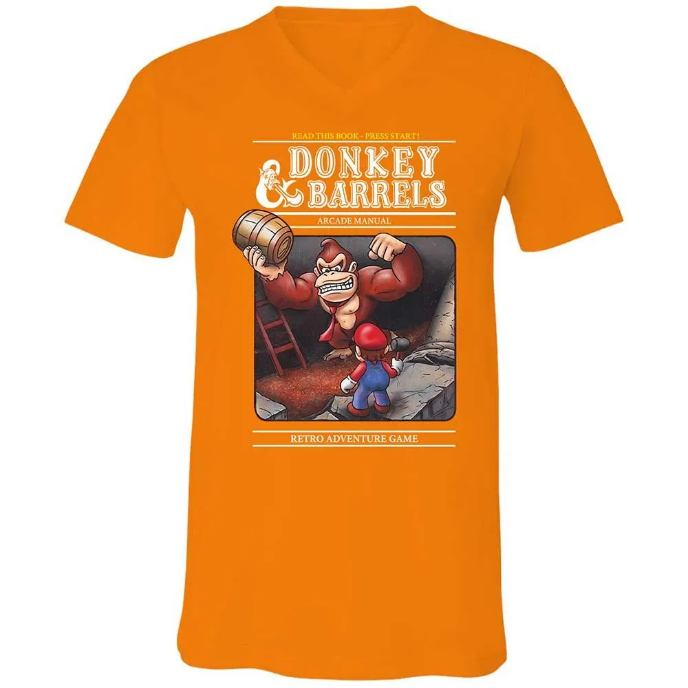 Unisex V-Neck T-Shirt - BPNR5HBT - Orange - 12