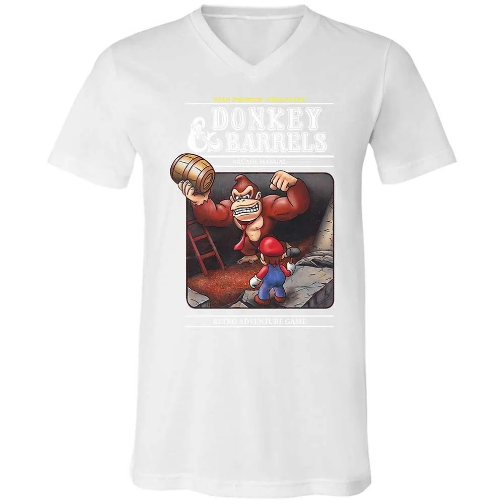 Unisex V-Neck T-Shirt - BPNR5HBT - White - 16