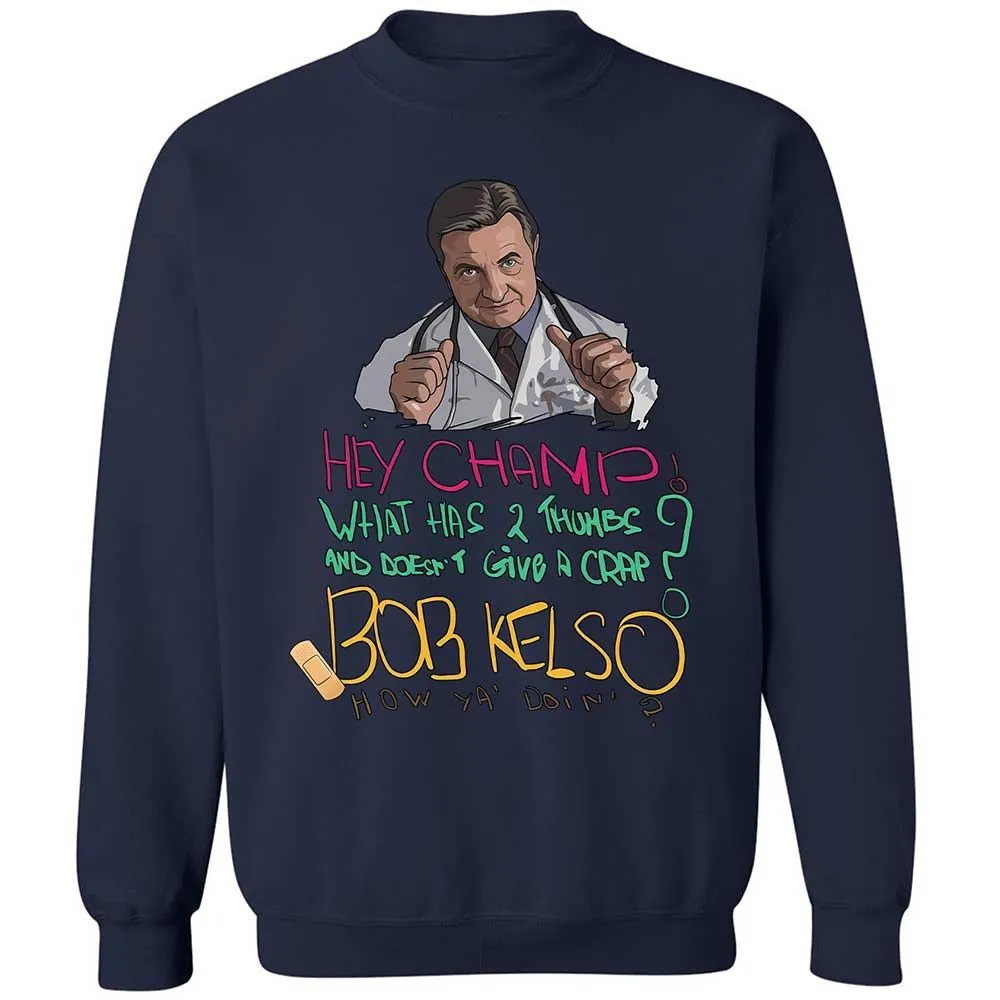 Classic Unisex Sweatshirt - QDW5MKJJ - Navy - 15