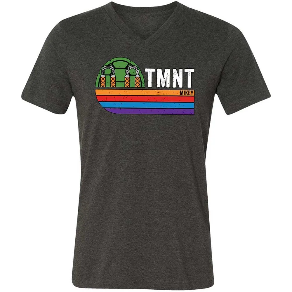 Unisex V-Neck T-Shirt - D3WBKVT1 - Dark Grey Heather - 9