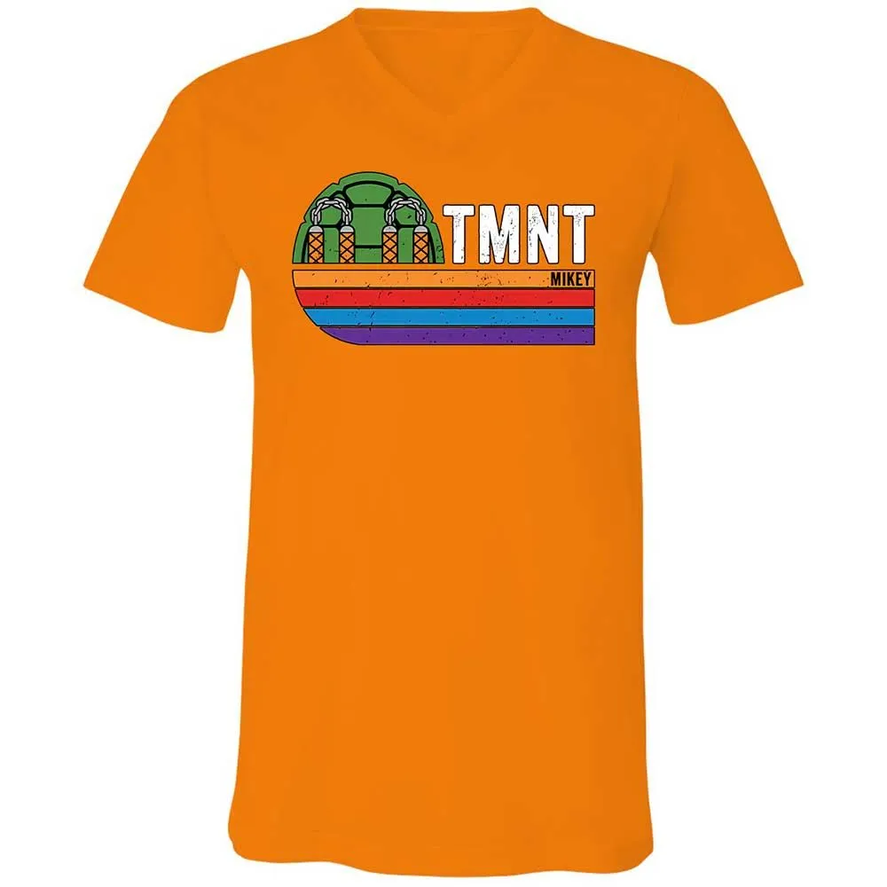 Unisex V-Neck T-Shirt - D3WBKVT1 - Orange - 12