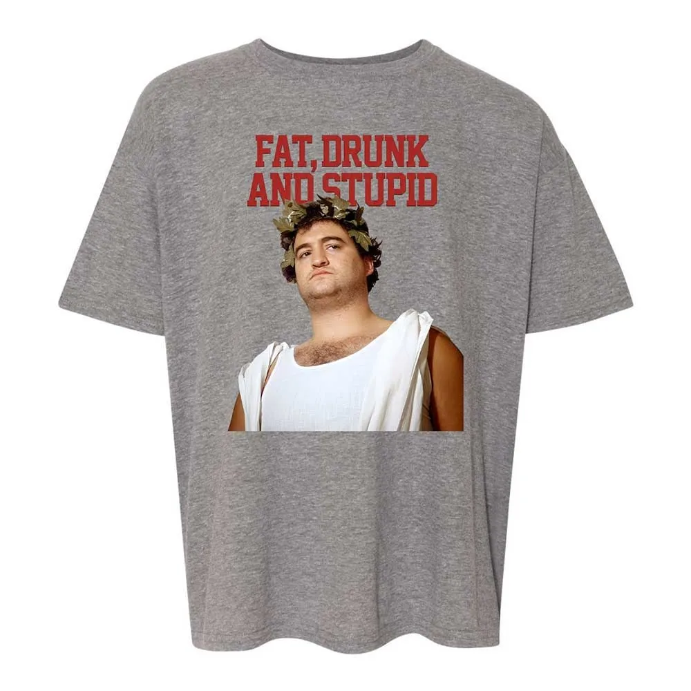 Fat, drunk, and stupid - Graphite Heather - 12