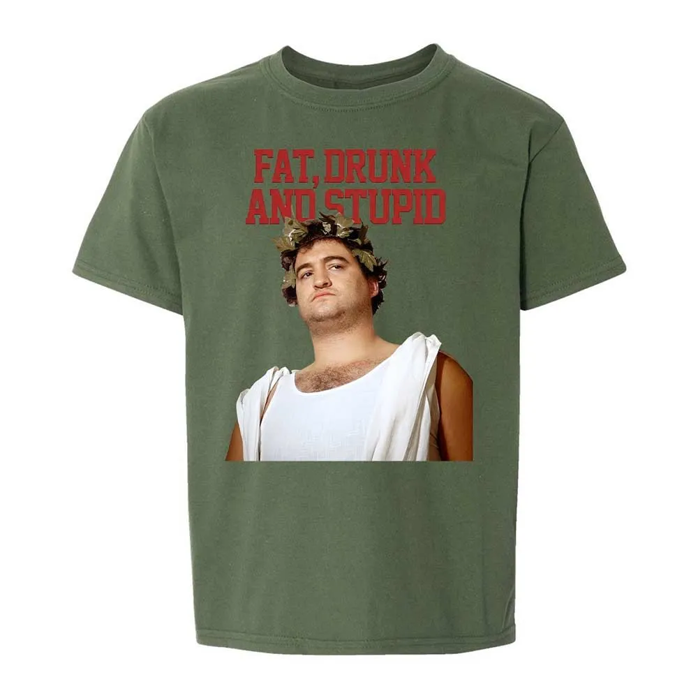 Fat, drunk, and stupid - Military Green - 19