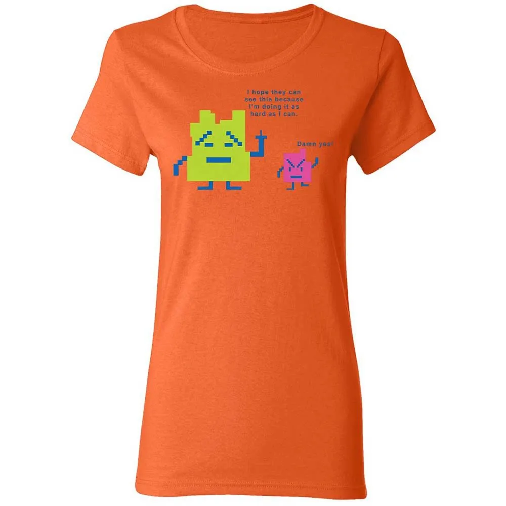 Women's T-Shirt - UNK3YVNY - Orange - 12
