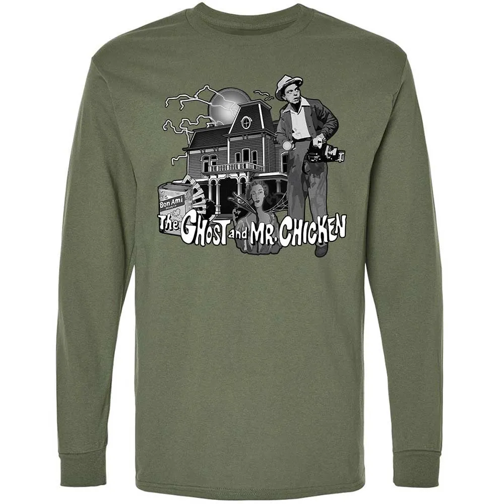 Long Sleeve T-Shirt - WJQ1MJ4L - Military Green - 9