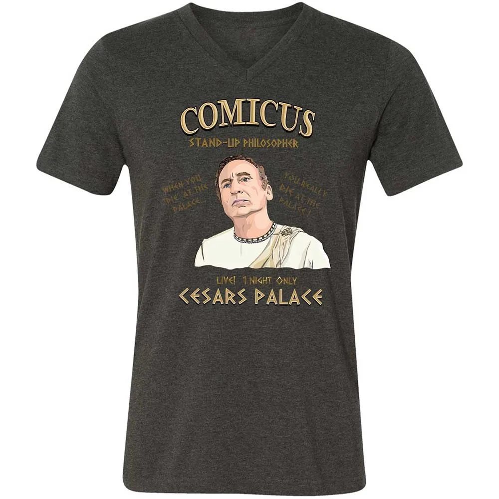 Comicus- Stand-up Philosopher - Dark Grey Heather - 8