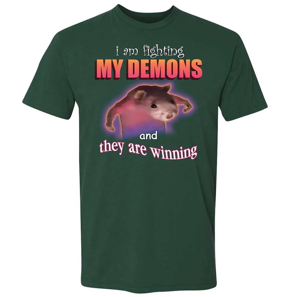 I'm fighting my demons - Forest Green - 16