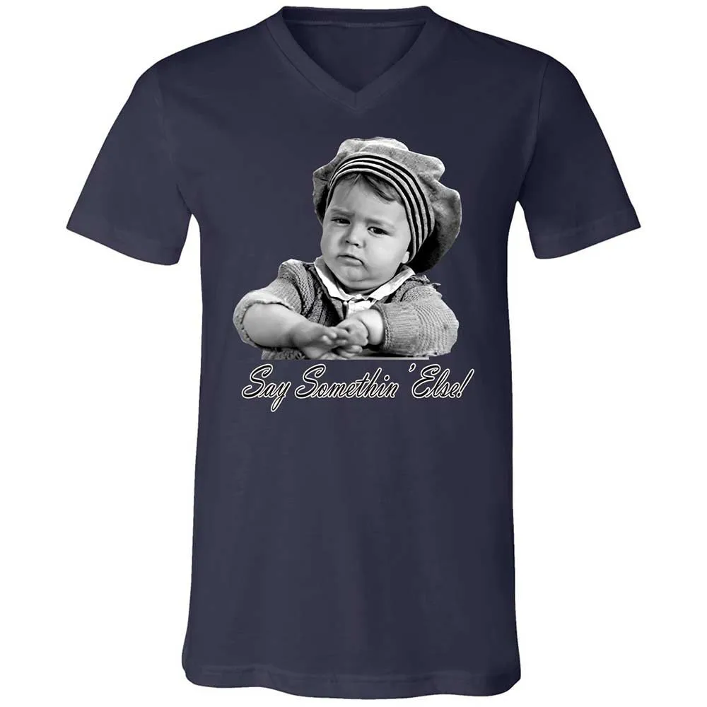 Unisex V-Neck T-Shirt - JNEKELRB - Navy - 2