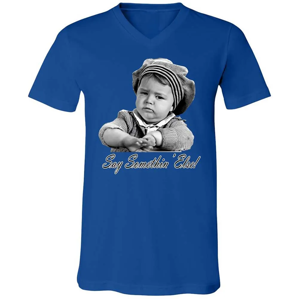 Unisex V-Neck T-Shirt - JNEKELRB - True Royal - 4