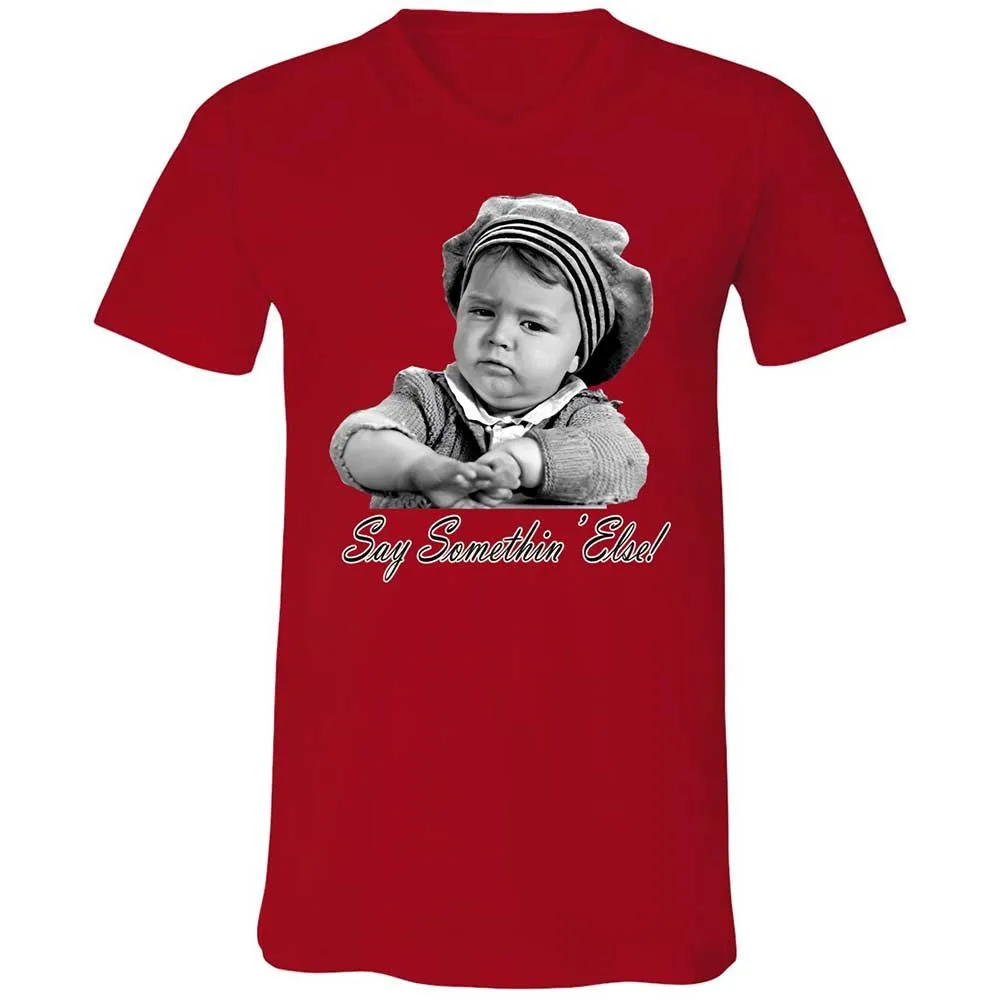 Unisex V-Neck T-Shirt - JNEKELRB - Red - 6