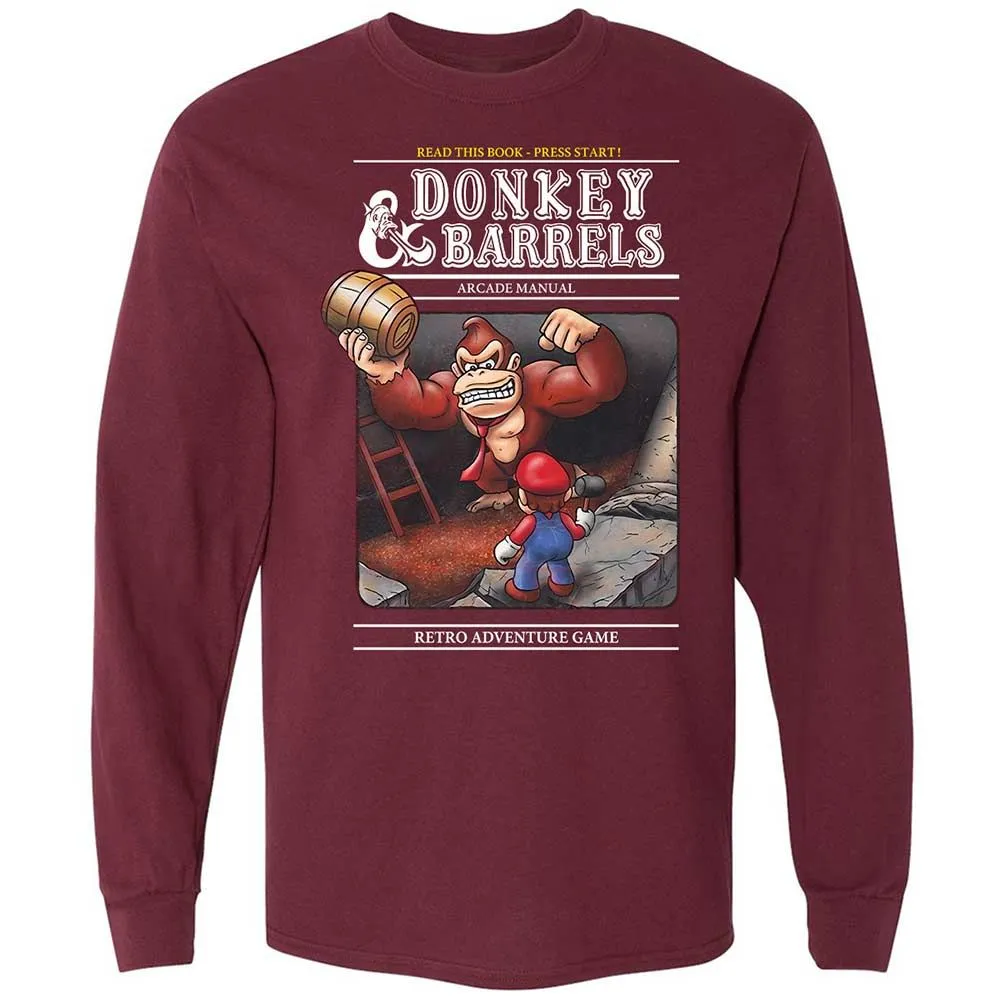 Long Sleeve T-Shirt - CQ2WCYV3 - Maroon - 6