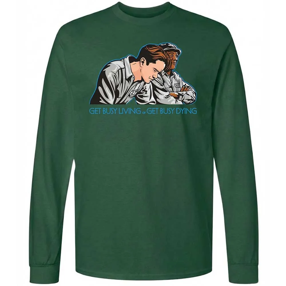 Get Busy Living - Forest Green - 14