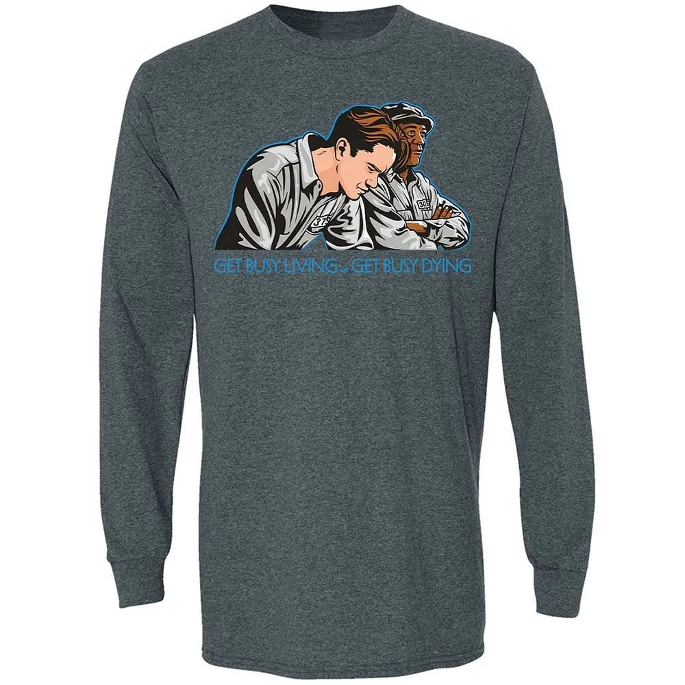 Get Busy Living - Dark Heather - 15
