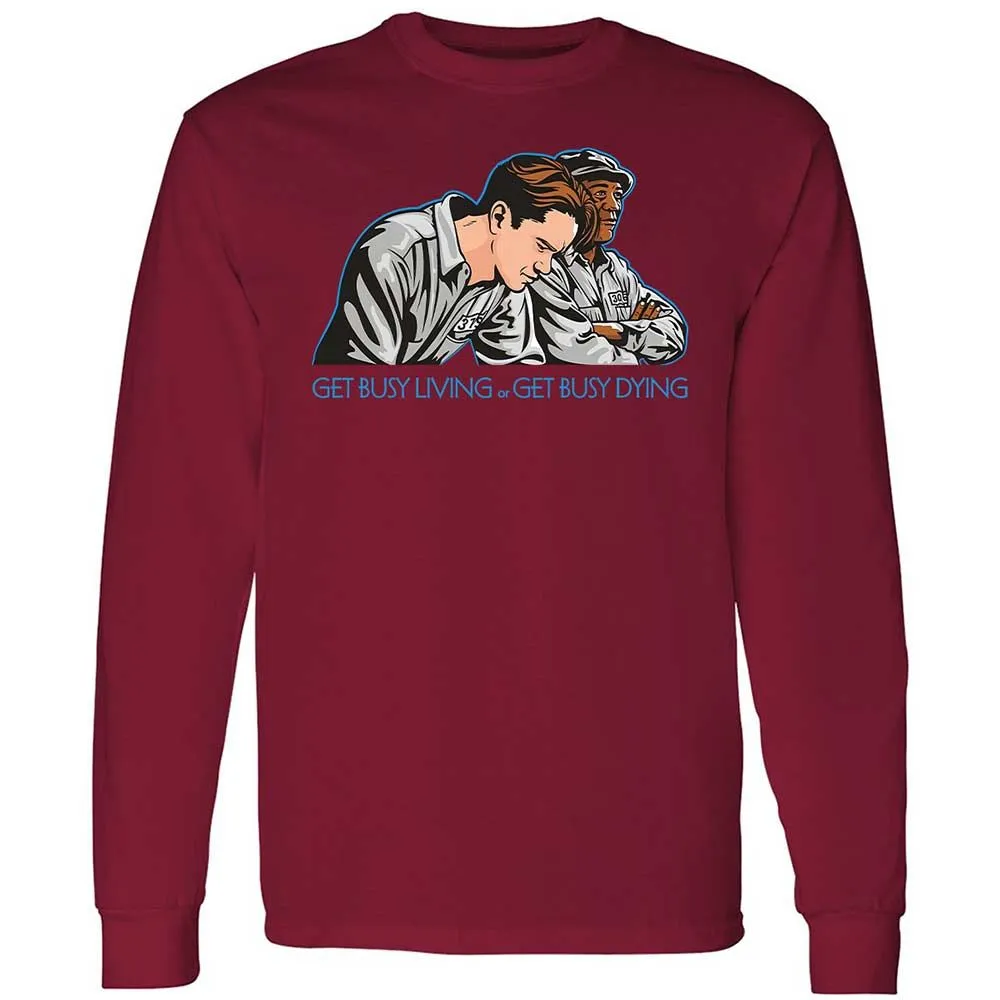 Get Busy Living - Cardinal Red - 17