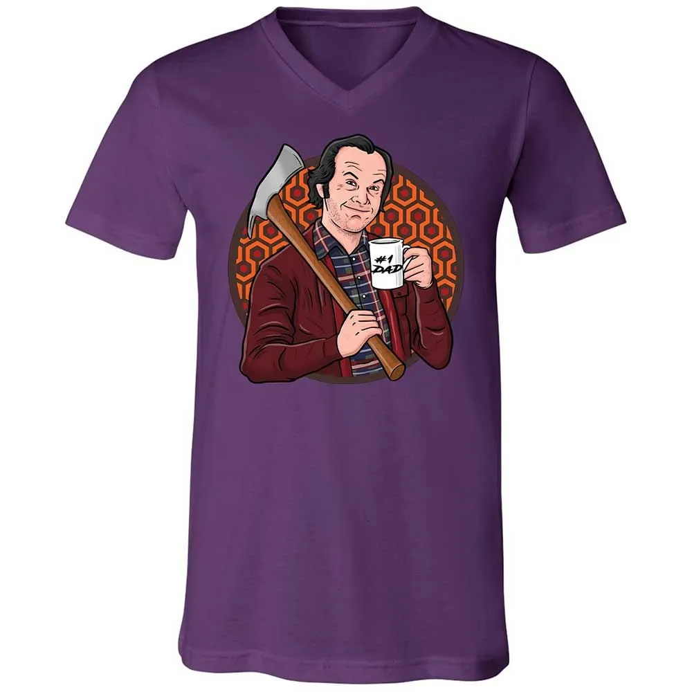 Unisex V-Neck T-Shirt - 2KUF5HJ1 - Team Purple - 10