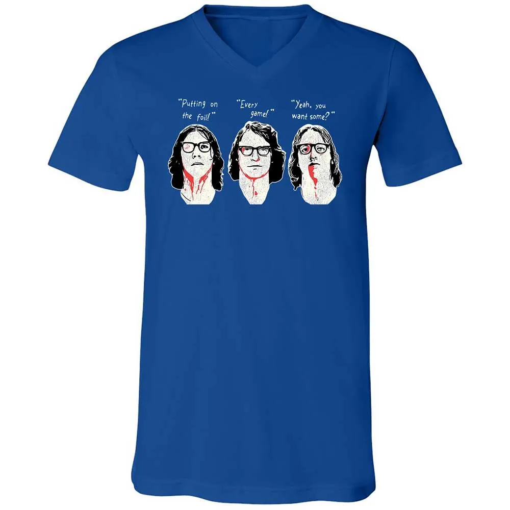 Unisex V-Neck T-Shirt - P4ULPH2Z - True Royal - 4