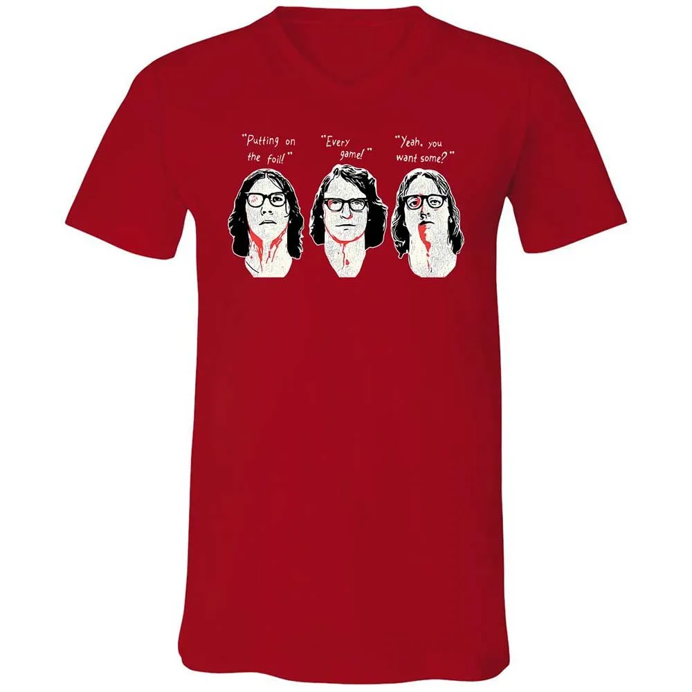 Unisex V-Neck T-Shirt - P4ULPH2Z - Red - 6