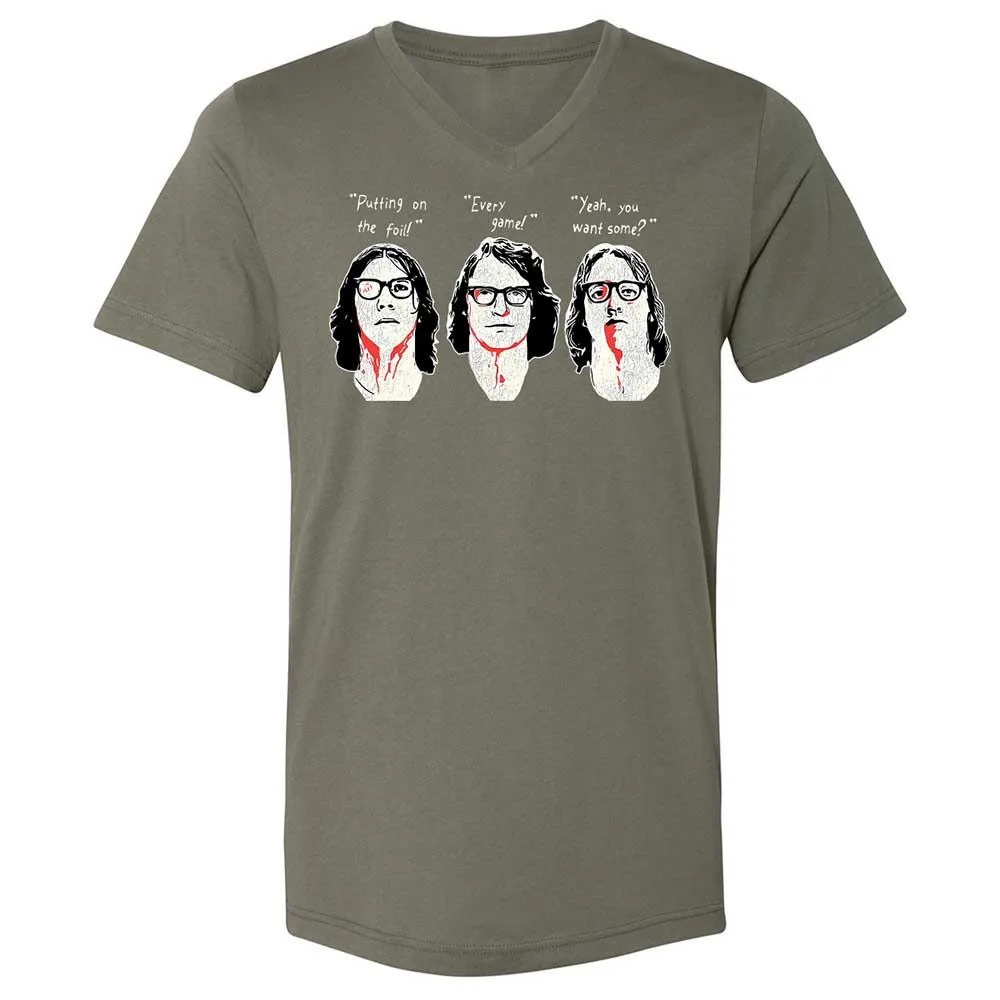 Unisex V-Neck T-Shirt - P4ULPH2Z - Military Green - 11