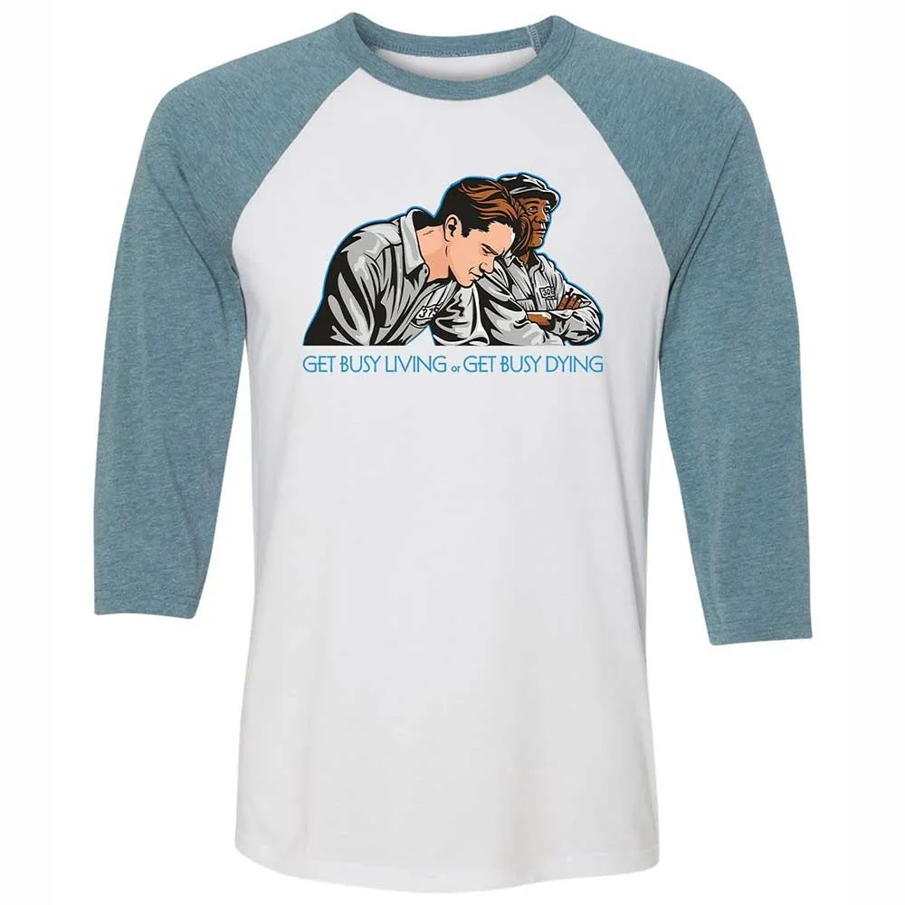 Get Busy Living - White/Denim - 3
