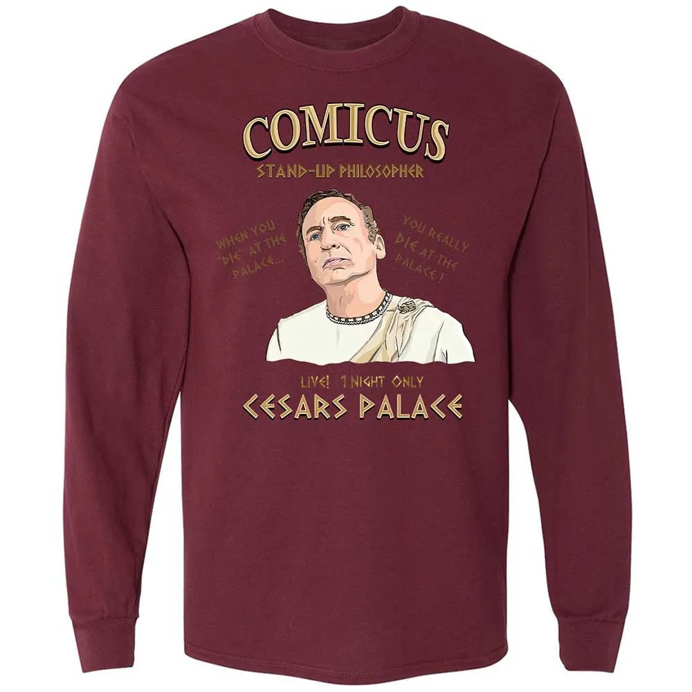 Comicus- Stand-up Philosopher - Maroon - 16