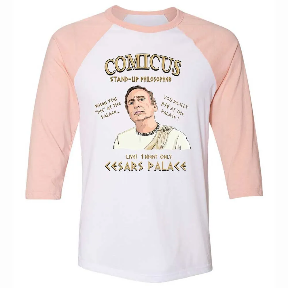 Comicus- Stand-up Philosopher - White/Heather Peach - 5