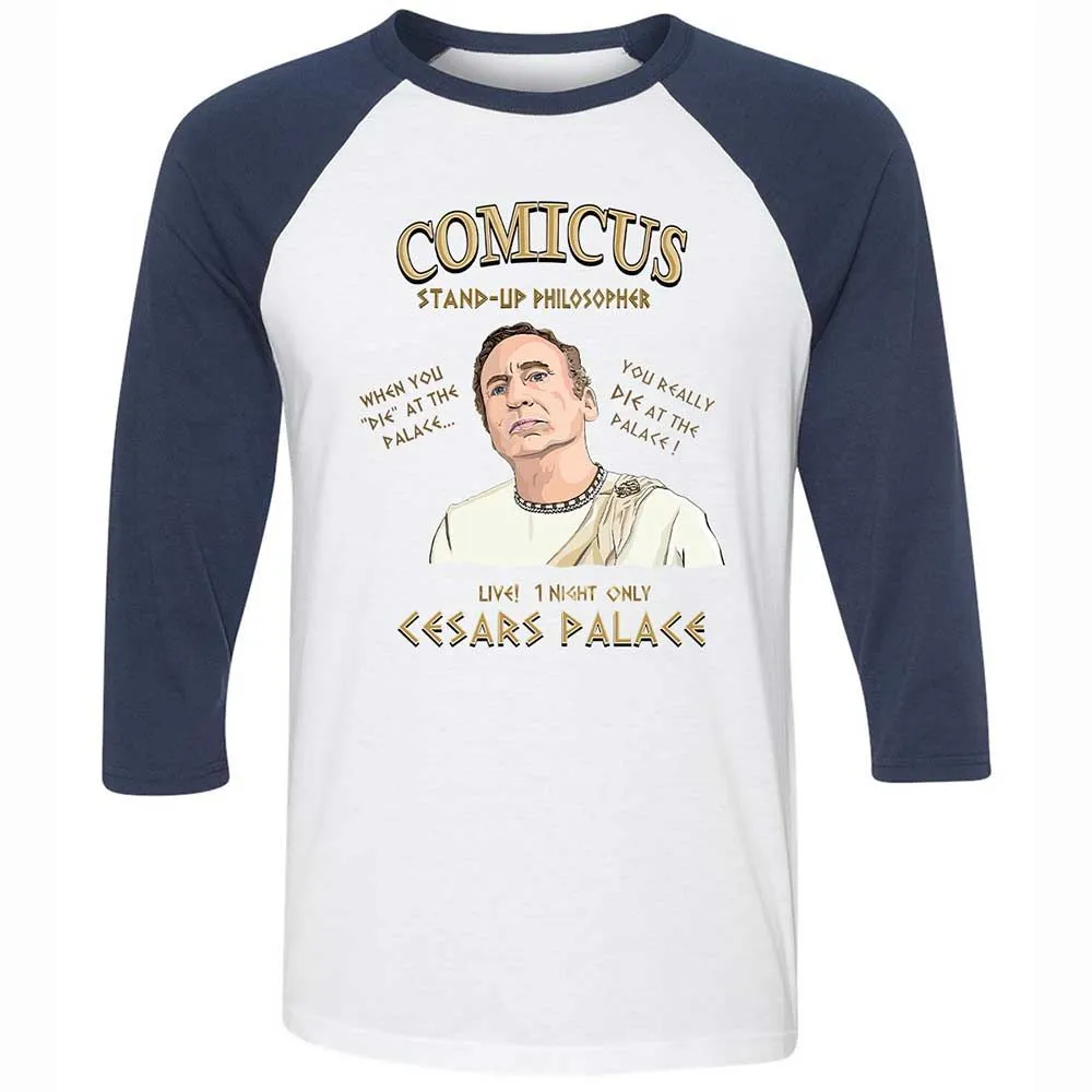 Comicus- Stand-up Philosopher - White/Navy - 8