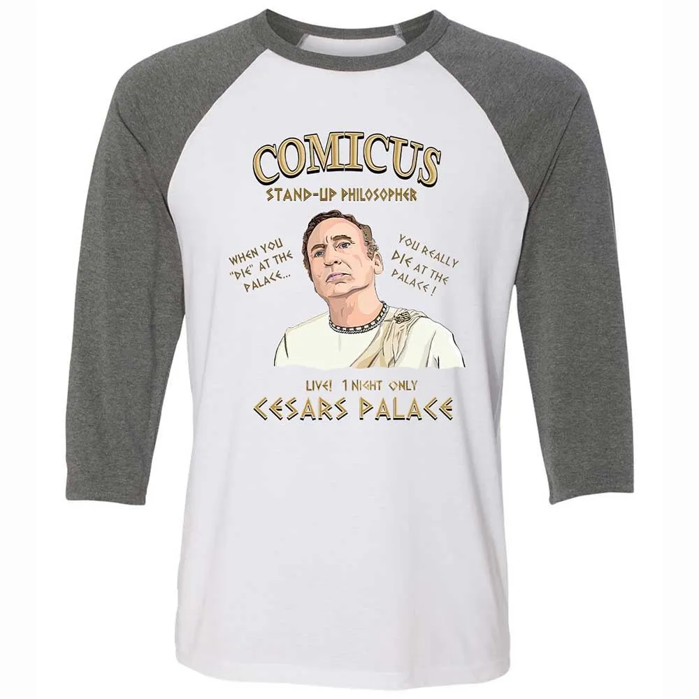 Comicus- Stand-up Philosopher - White/Deep Heather - 11
