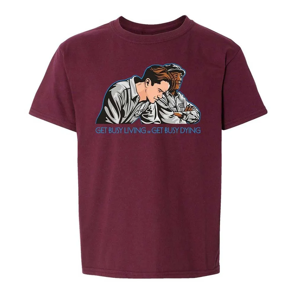 Get Busy Living - Maroon - 19