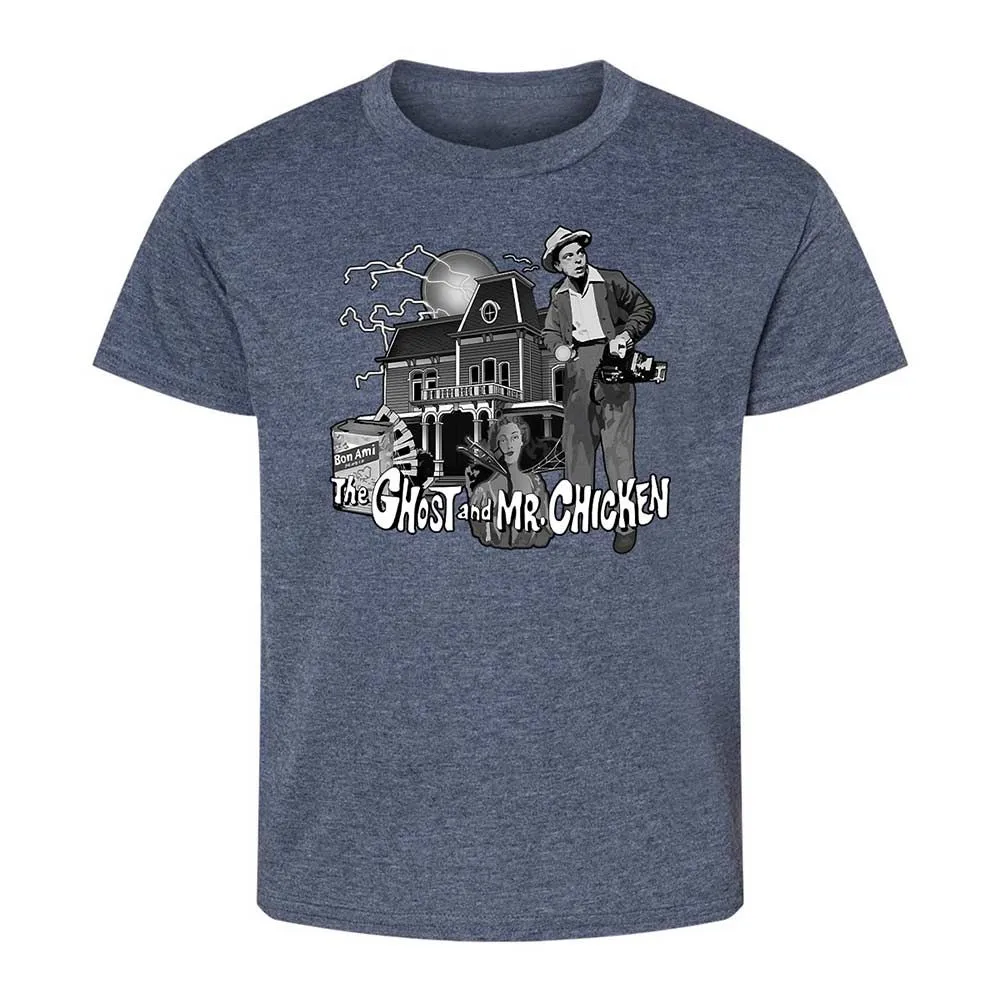 Kids T-Shirt - E9RBQS1U - Heather Navy - 9