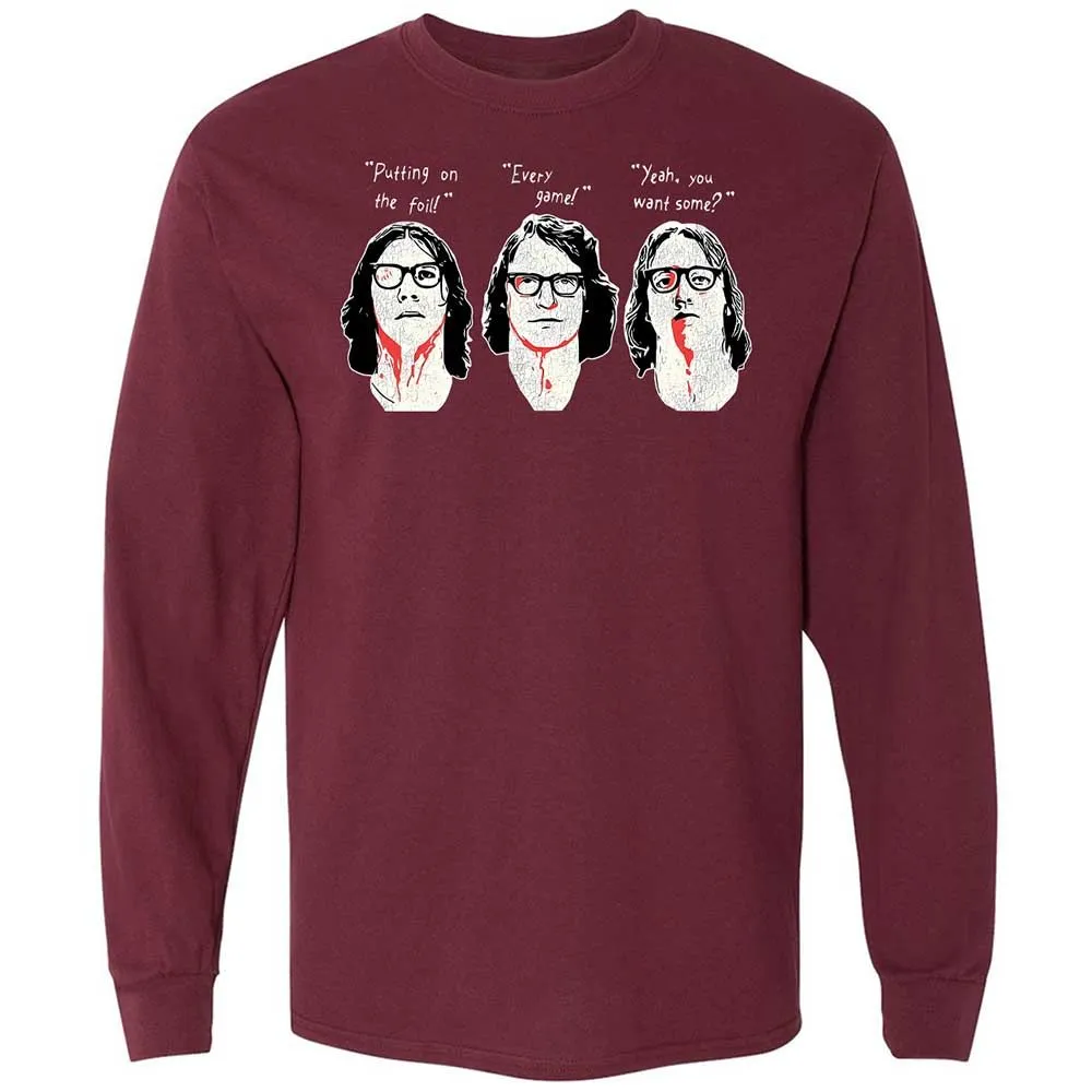 Long Sleeve T-Shirt - 16YE3LHU - Maroon - 6
