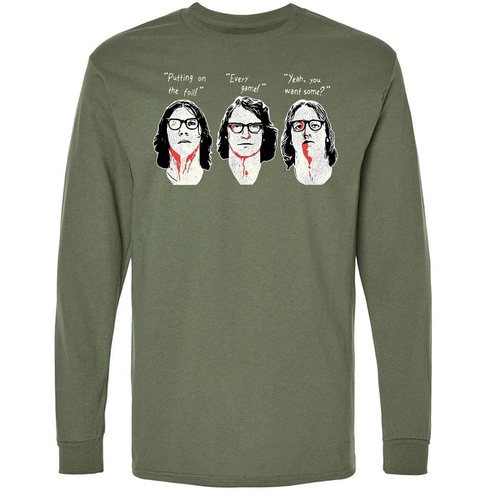 Long Sleeve T-Shirt - 16YE3LHU - Military Green - 9