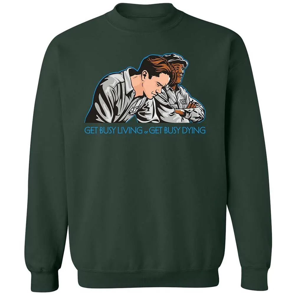 Get Busy Living - Forest Green - 17