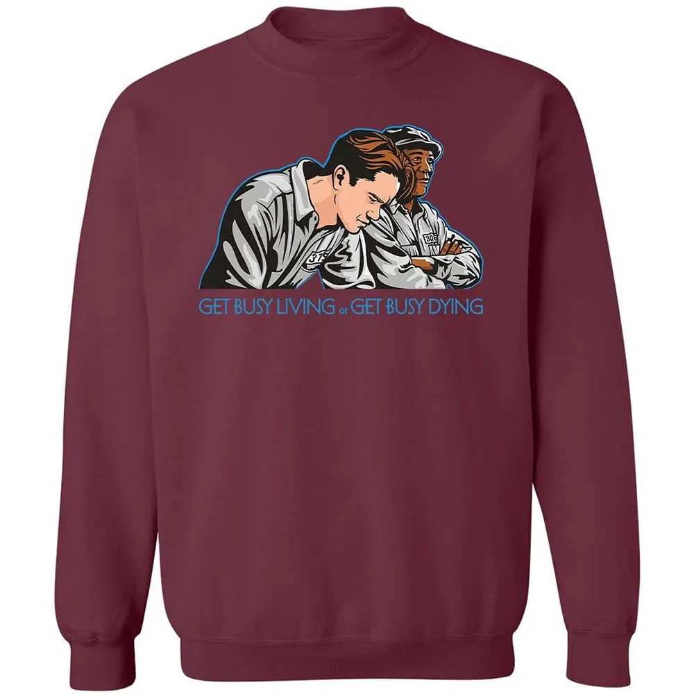 Get Busy Living - Maroon - 20