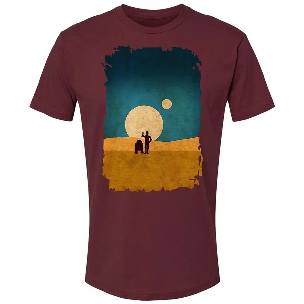 Droids In The Dunes - Maroon - 19